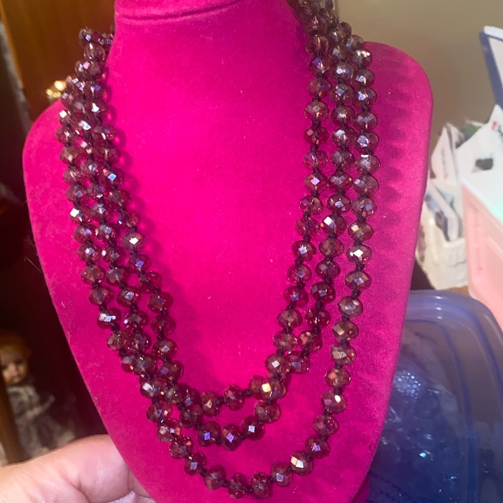 Beaded necklace JJ
